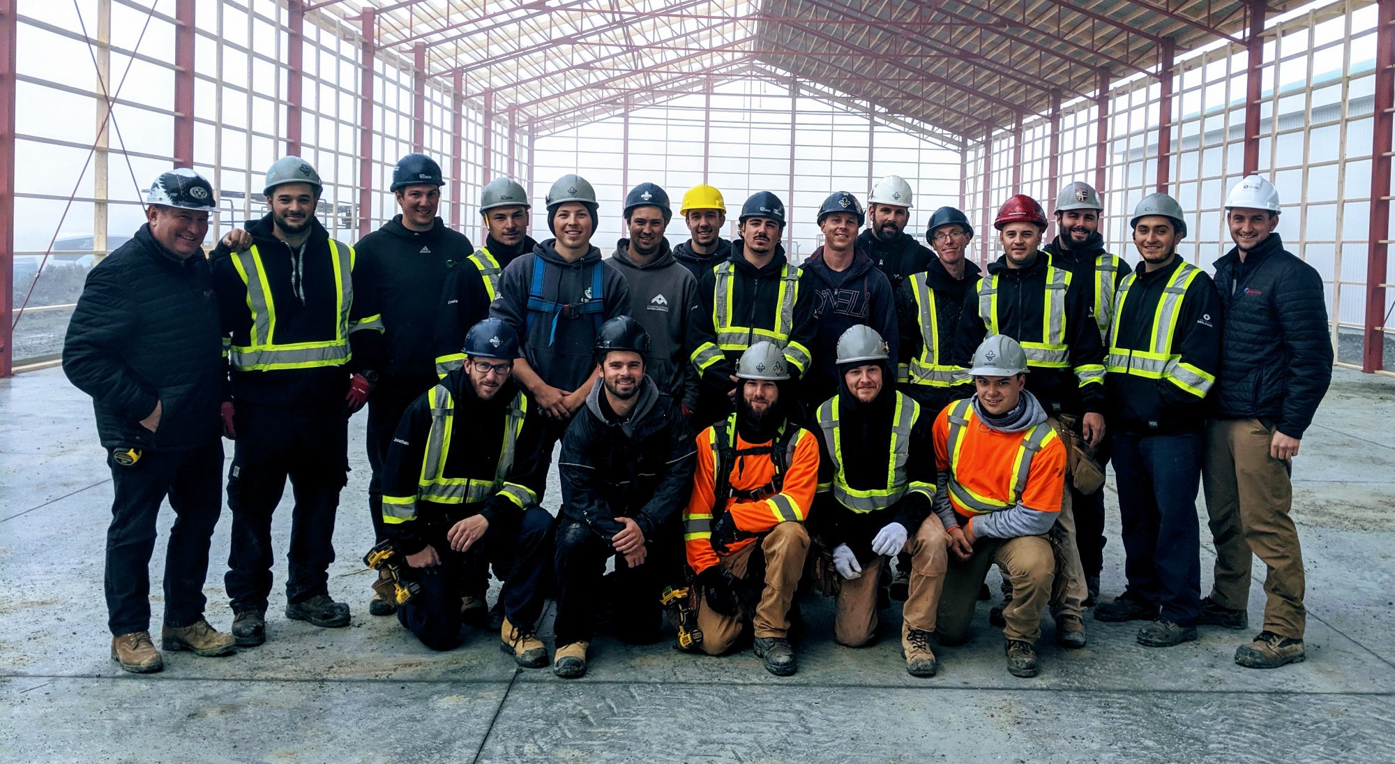 L'équipe de Constructions Deslandes (2019)